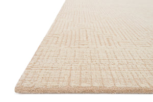 Side view of the Kopa Blush / Ivory rug.
