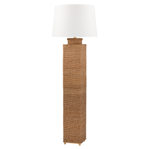 Weaver Floor Lamp — a Hudson Valley floor lamp for living rooms and reading nooks at Laurie Yapp Home.
