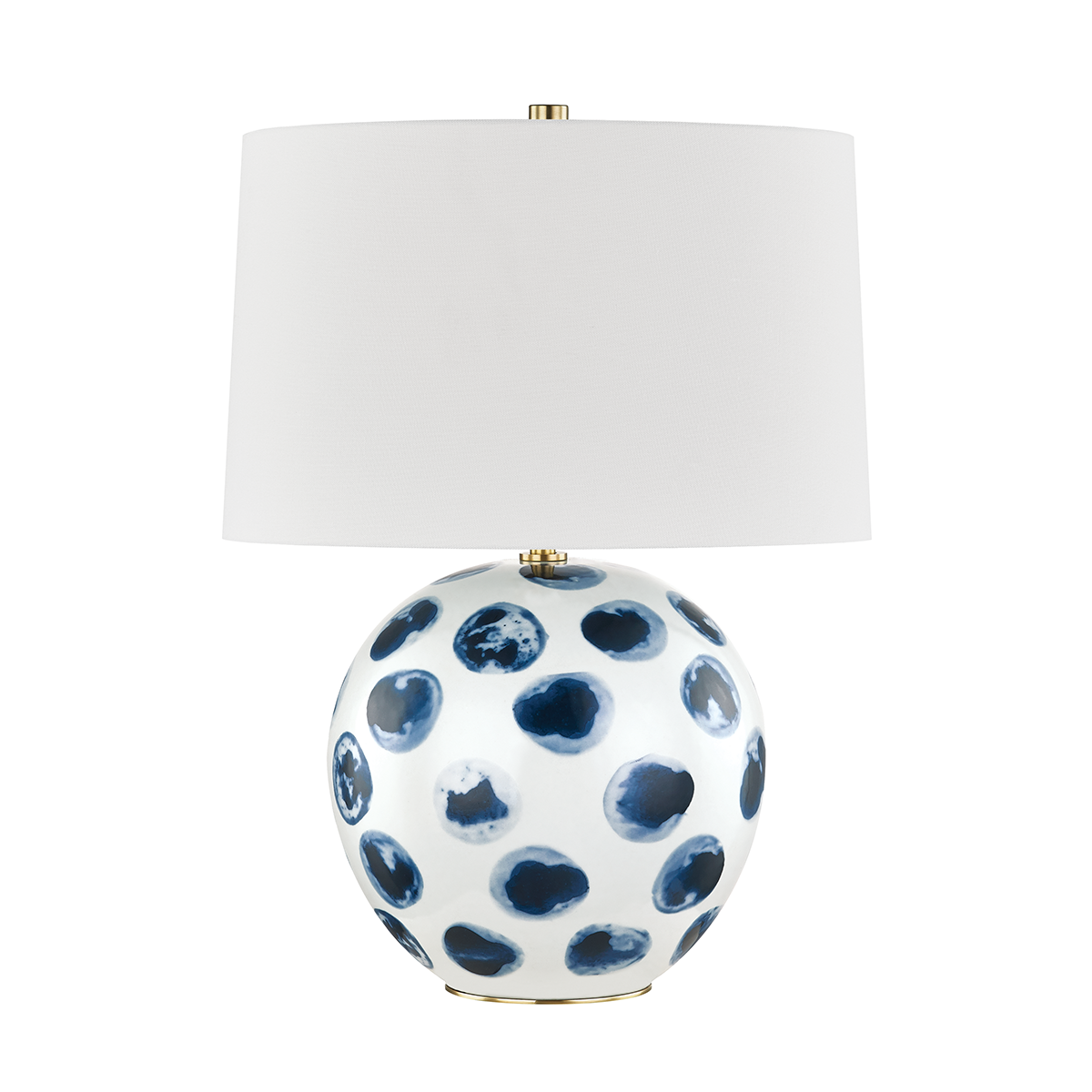 Blue Point Table Lamp — a Hudson Valley table lamp for living rooms, entries, and bedrooms at Laurie Yapp Home.