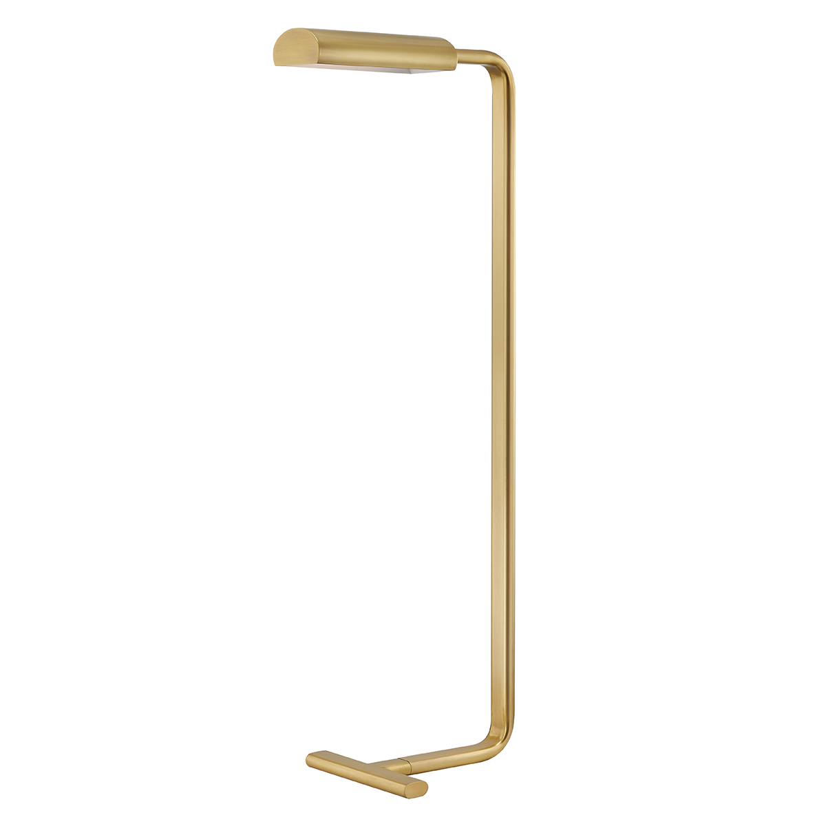 Renwick Floor Lamp in aged brass — a Hudson Valley floor lamp for living rooms and reading nooks at Laurie Yapp Home.