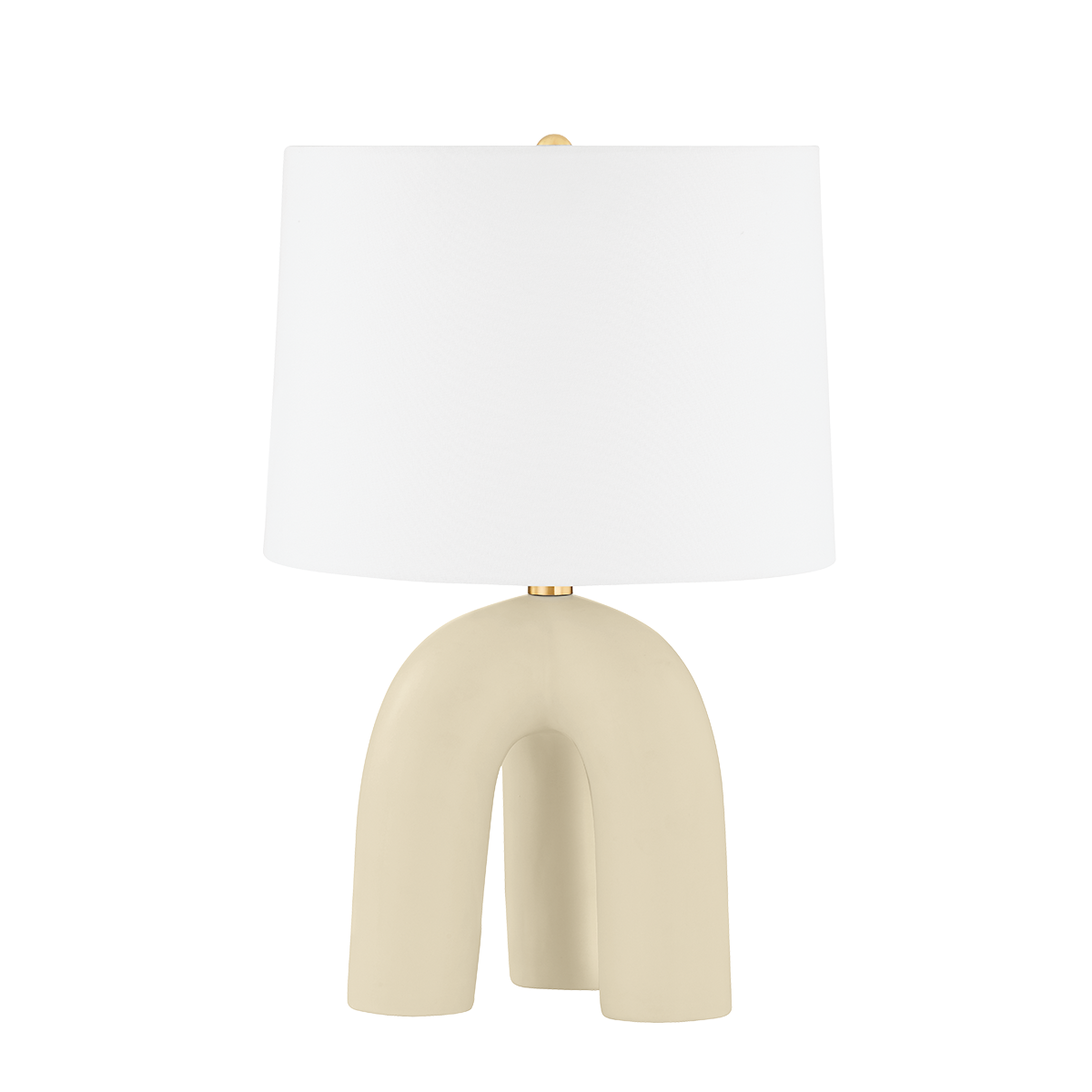 Mills Pond Table Lamp in aged brass — a Hudson Valley table lamp for living rooms, entries, and bedrooms at Laurie Yapp Home.