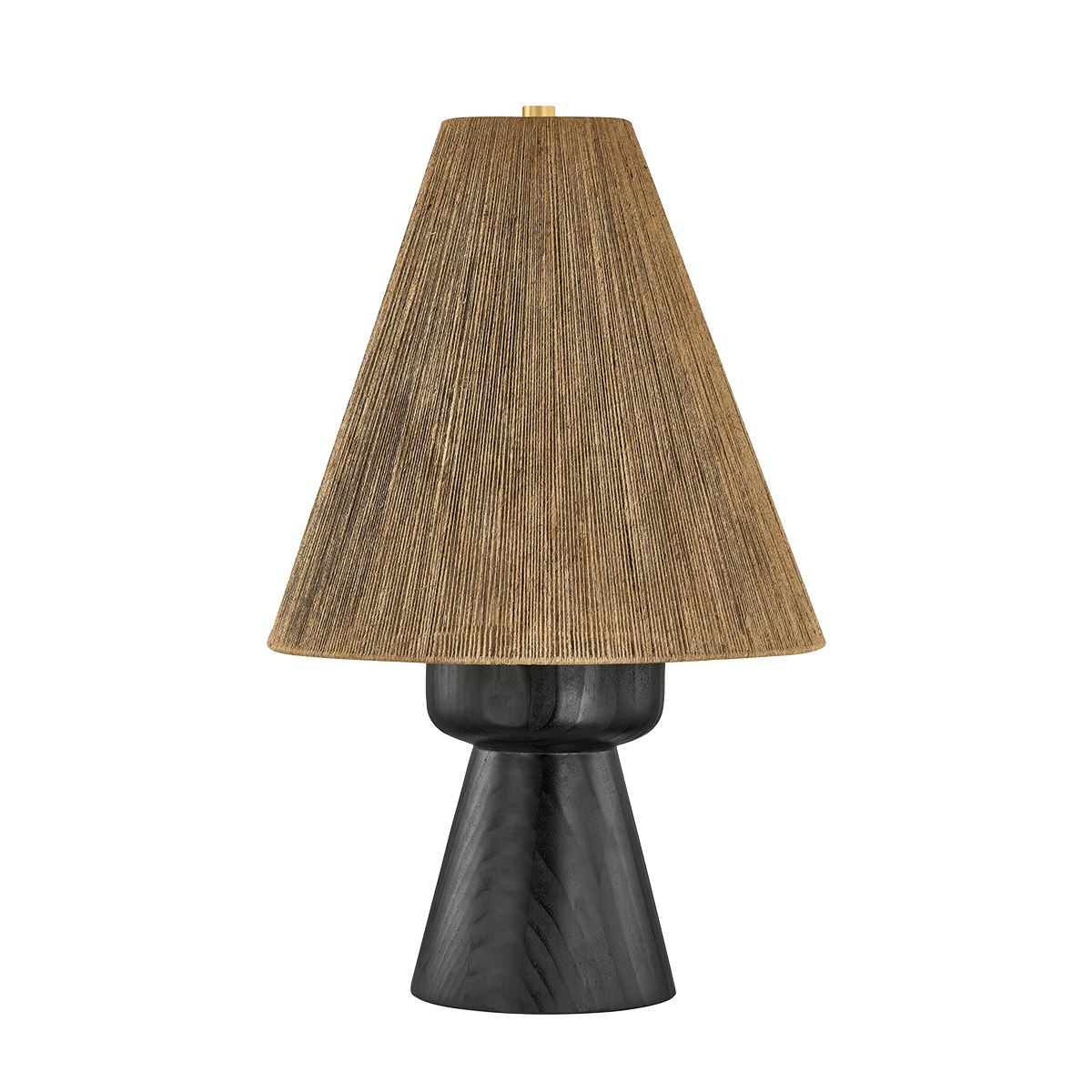 Mannsville Table Lamp in aged brass — a Hudson Valley table lamp for living rooms, entries, and bedrooms at Laurie Yapp Home.