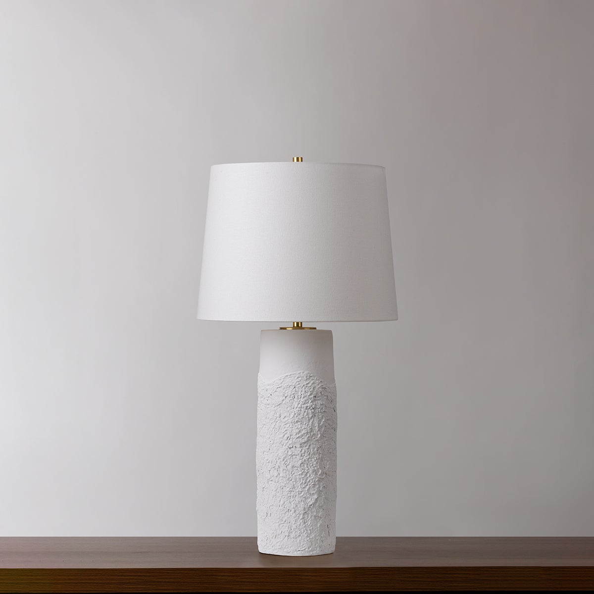 Tolland Table Lamp in aged brass — a Hudson Valley table lamp for living rooms, entries, and bedrooms at Laurie Yapp Home.