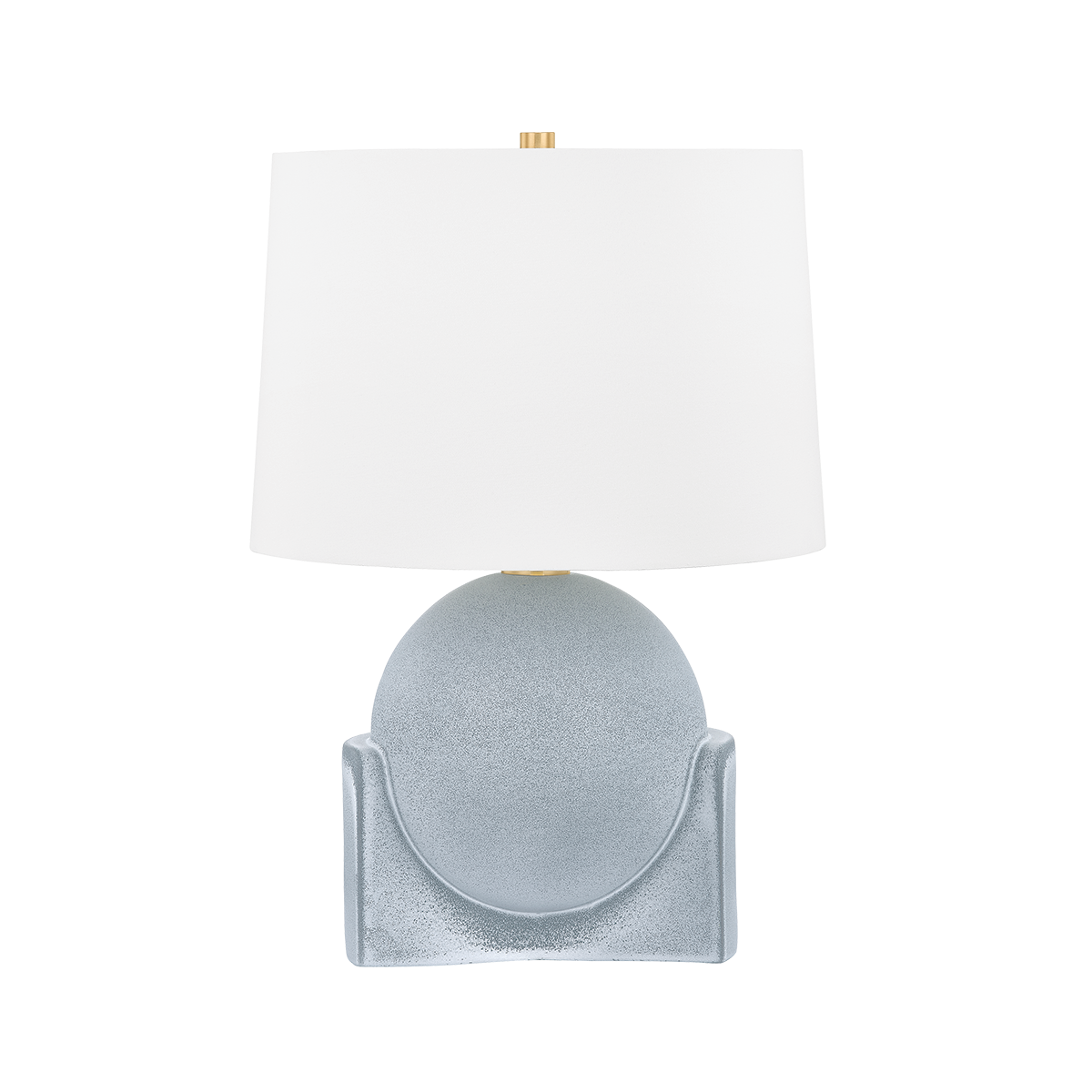 Leeston Table Lamp 16" x 22.75" in aged brass — a Hudson Valley table lamp for living rooms, entries, and bedrooms at Laurie Yapp Home.