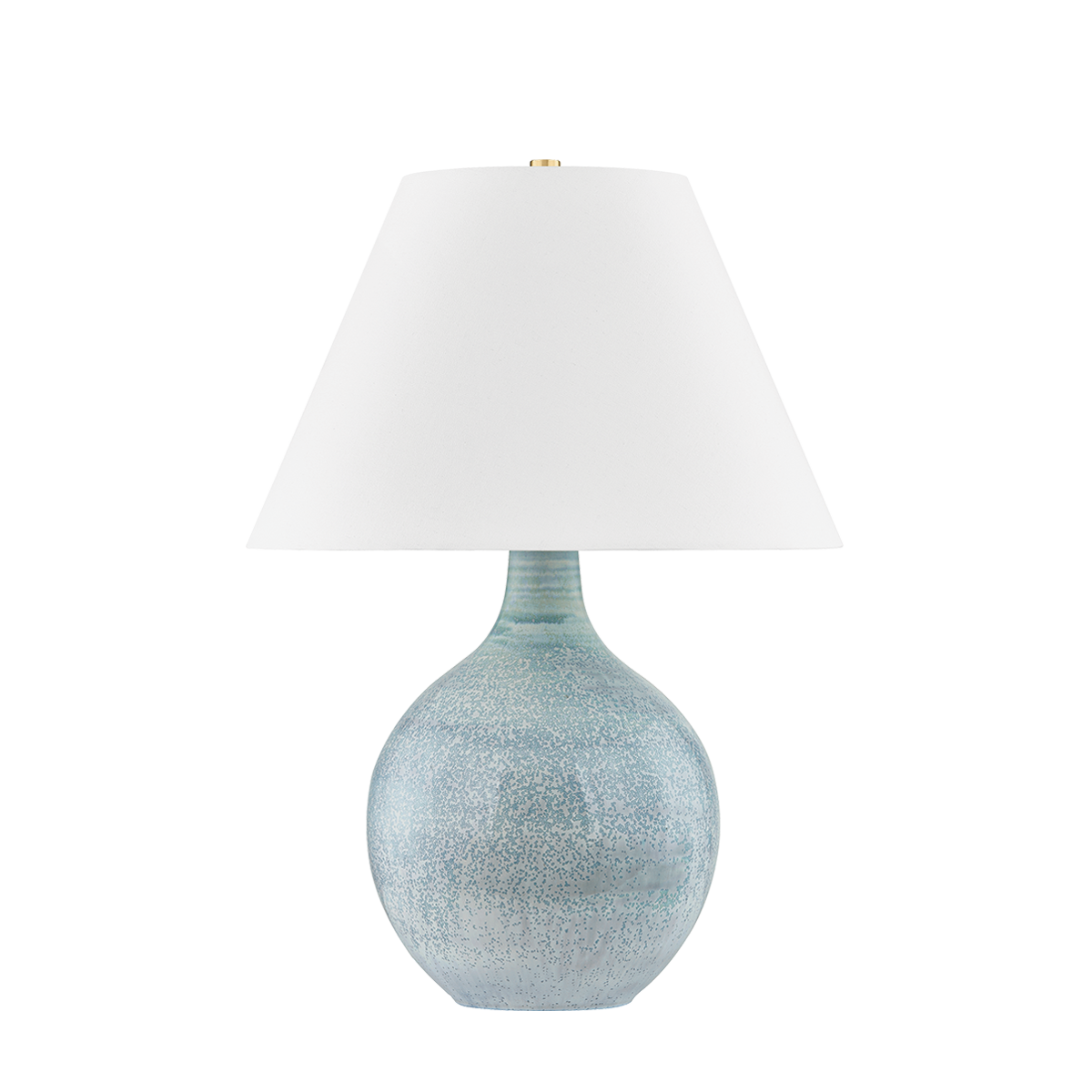 Kearny Table Lamp in aged brass — a Hudson Valley table lamp for living rooms, entries, and bedrooms at Laurie Yapp Home.