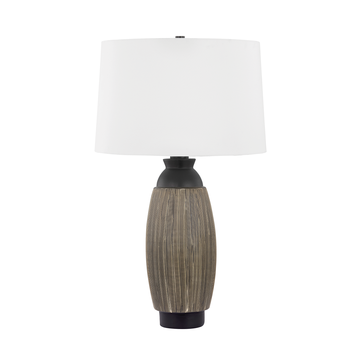 Naseby Table Lamp in dark bronze — a Hudson Valley table lamp for living rooms, entries, and bedrooms at Laurie Yapp Home.