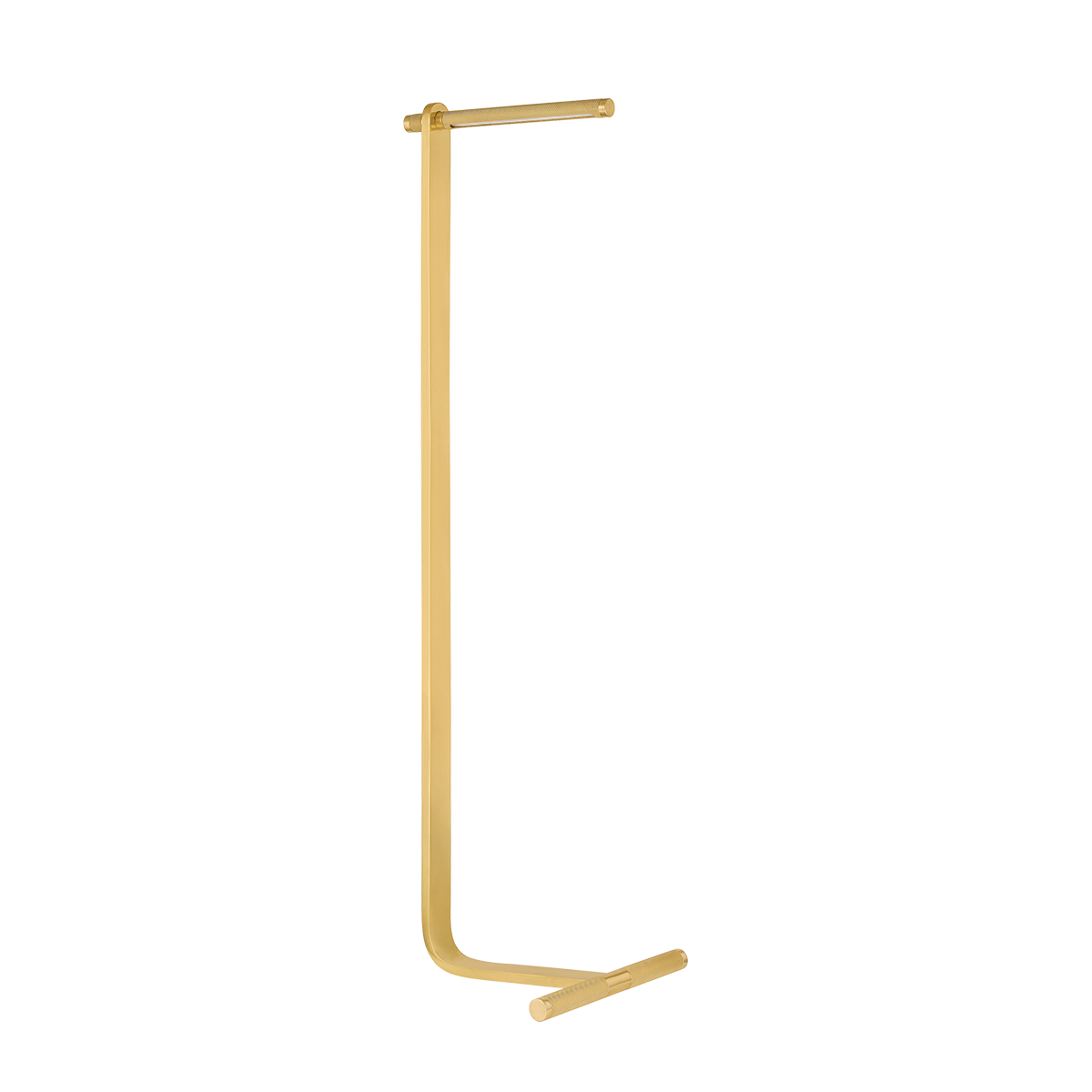 Deptford Floor Lamp in aged brass — a Hudson Valley floor lamp for living rooms and reading nooks at Laurie Yapp Home.