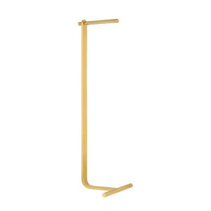 Deptford Floor Lamp in aged brass — a Hudson Valley floor lamp for living rooms and reading nooks at Laurie Yapp Home.