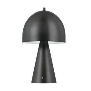 Hopkinton Rechargeable Table Lamp in dark bronze shown from a second angle to highlight the finish and silhouette.