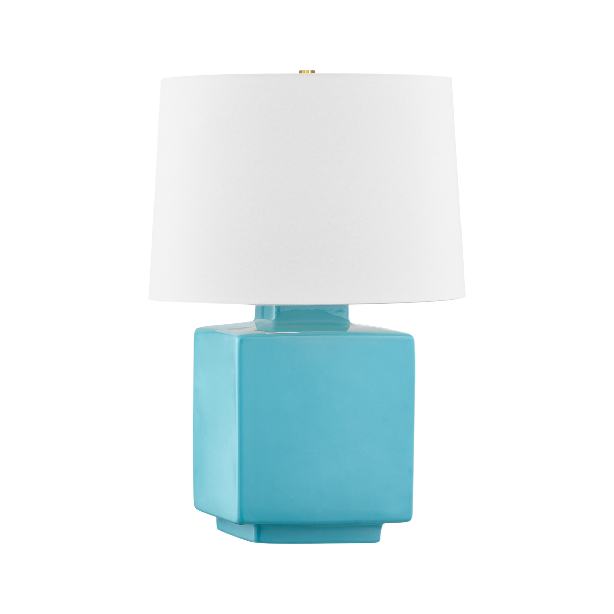 Hawley Table Lamp in aged brass — a Hudson Valley table lamp for living rooms, entries, and bedrooms at Laurie Yapp Home.