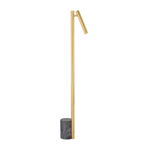 Circleville Floor Lamp in aged brass — a Hudson Valley floor lamp for living rooms and reading nooks at Laurie Yapp Home.