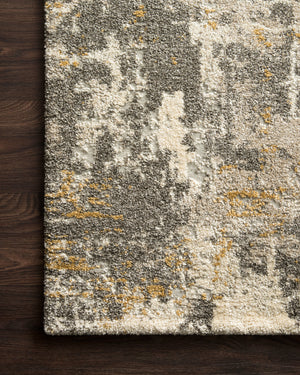 Side view of the Landscape Granite rug.