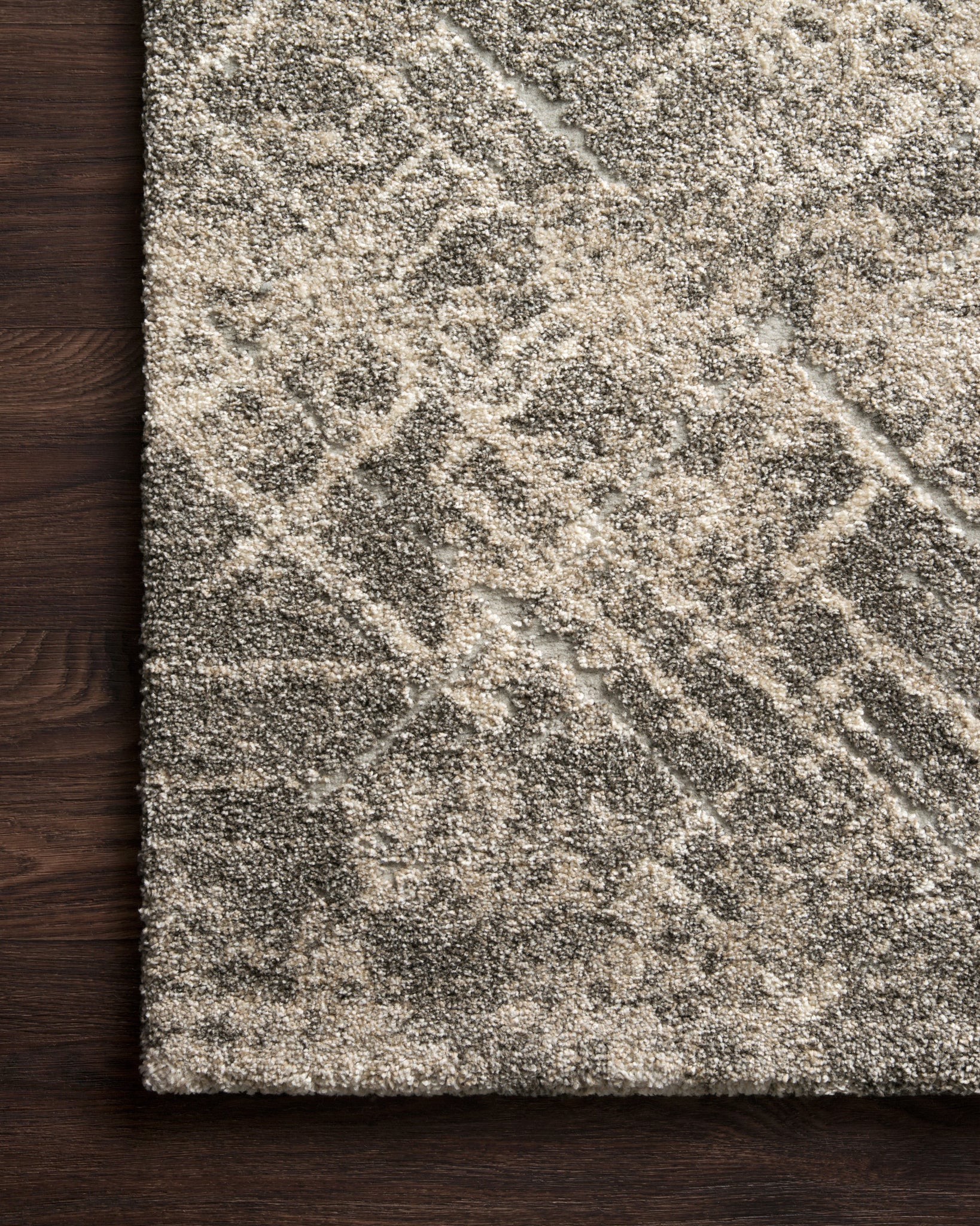 Side view of the Landscape Stone rug.