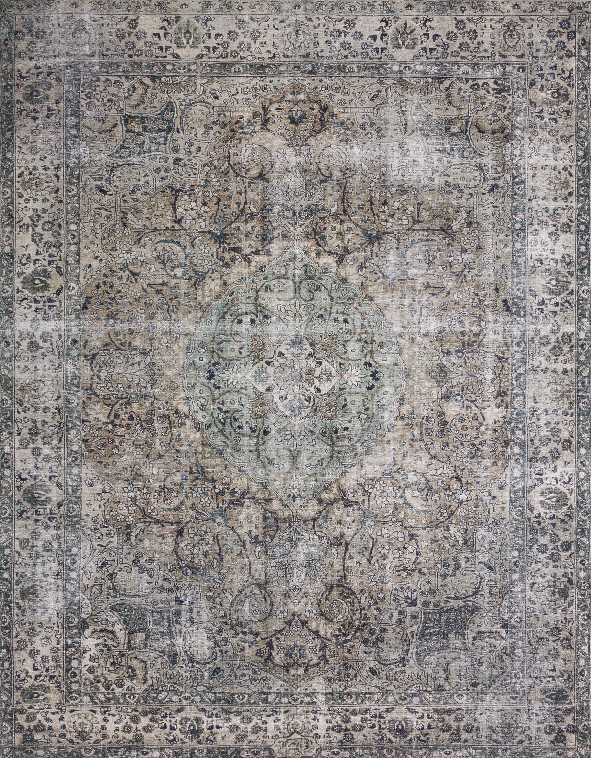 Layla Taupe / Stone — a Loloi rug at Laurie Yapp Home.