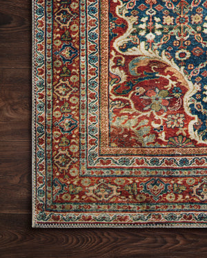 Layla Cobalt Blue / Spice shown from another angle.