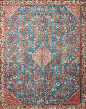 Layla Marine / Clay — a Loloi rug at Laurie Yapp Home.