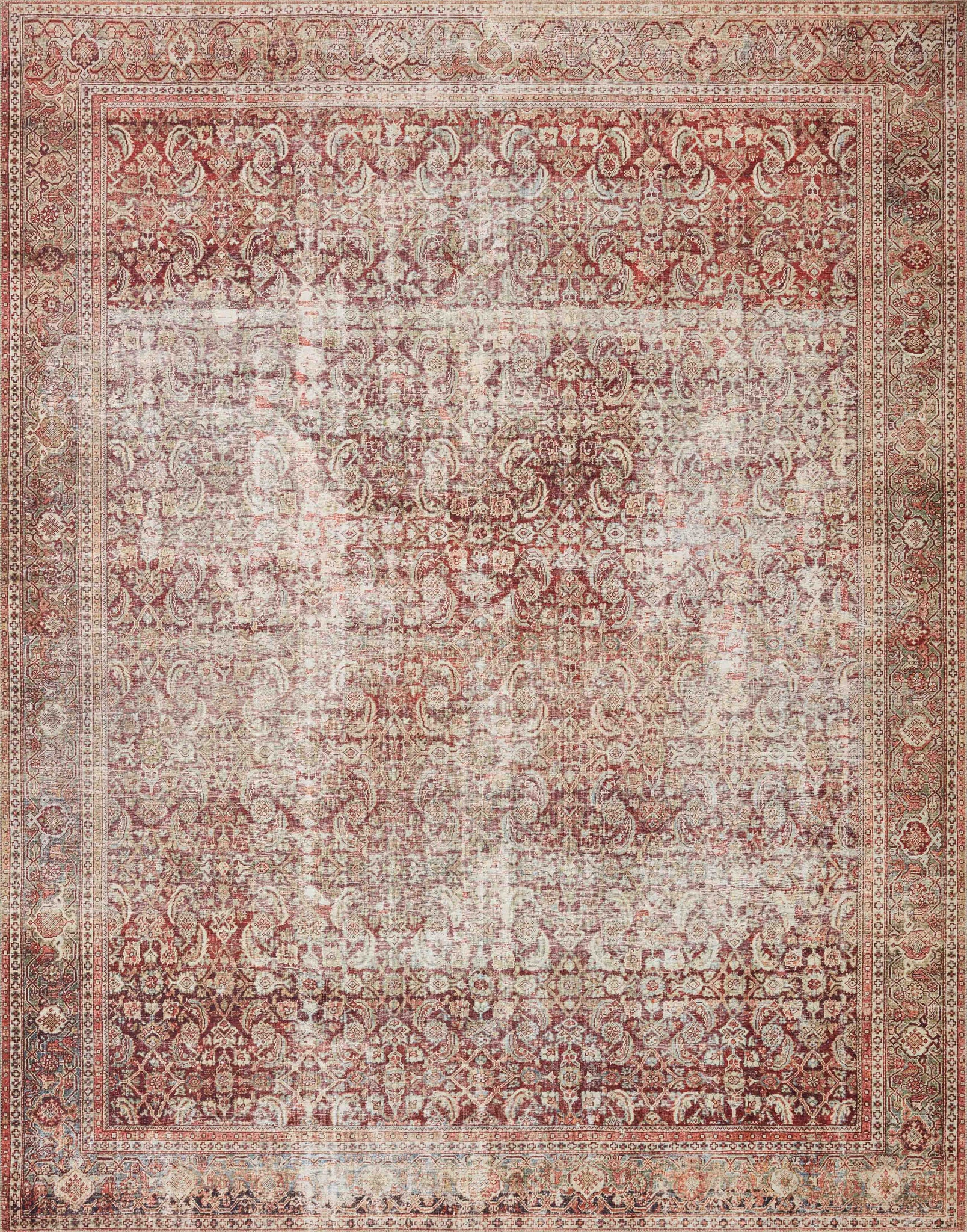Layla Cinnamon / Sage — a Loloi rug at Laurie Yapp Home.