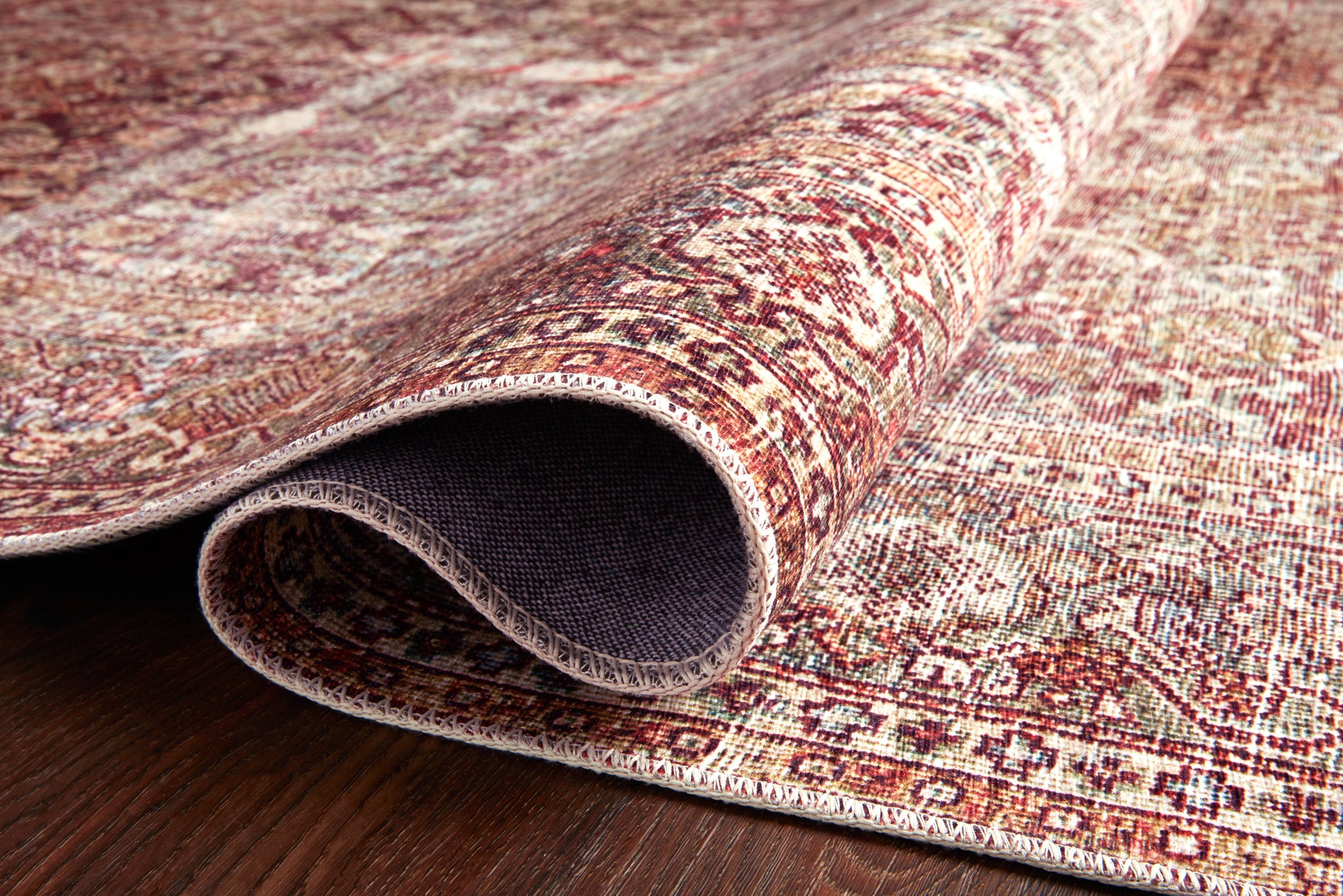Layla Cinnamon / Sage shown from a different angle to reveal its pattern.