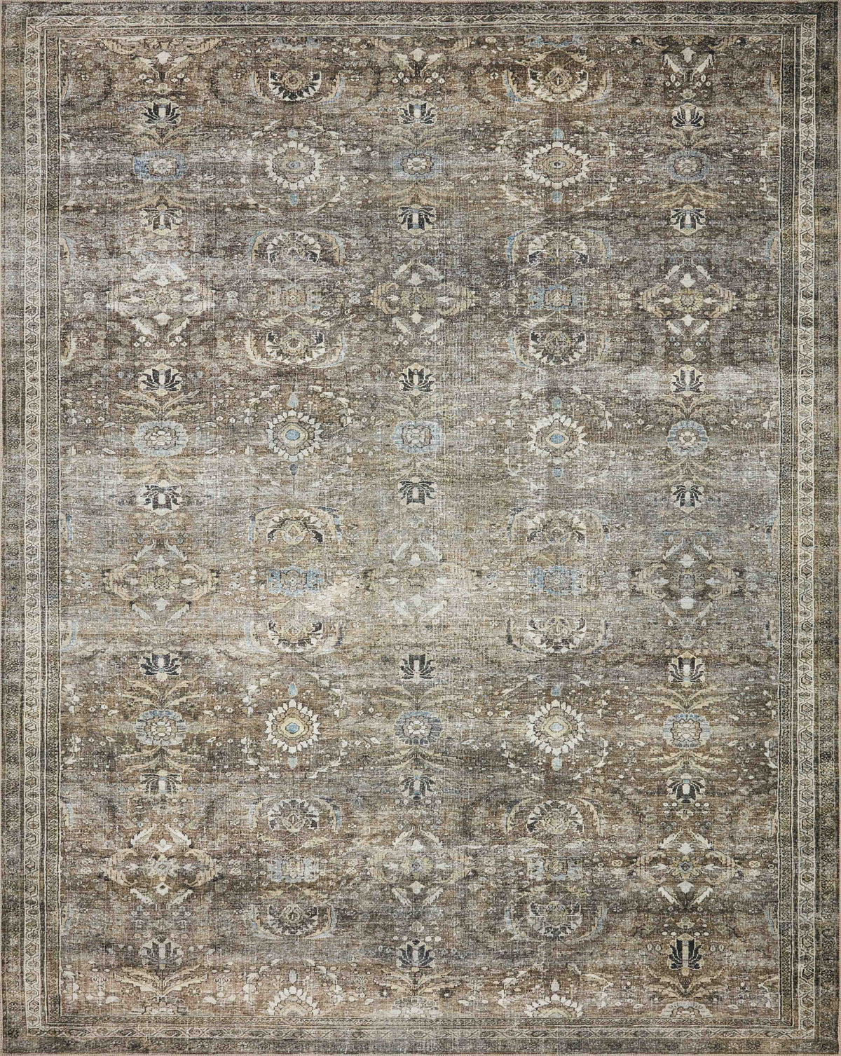Layla Antique / Moss — a Loloi rug at Laurie Yapp Home.