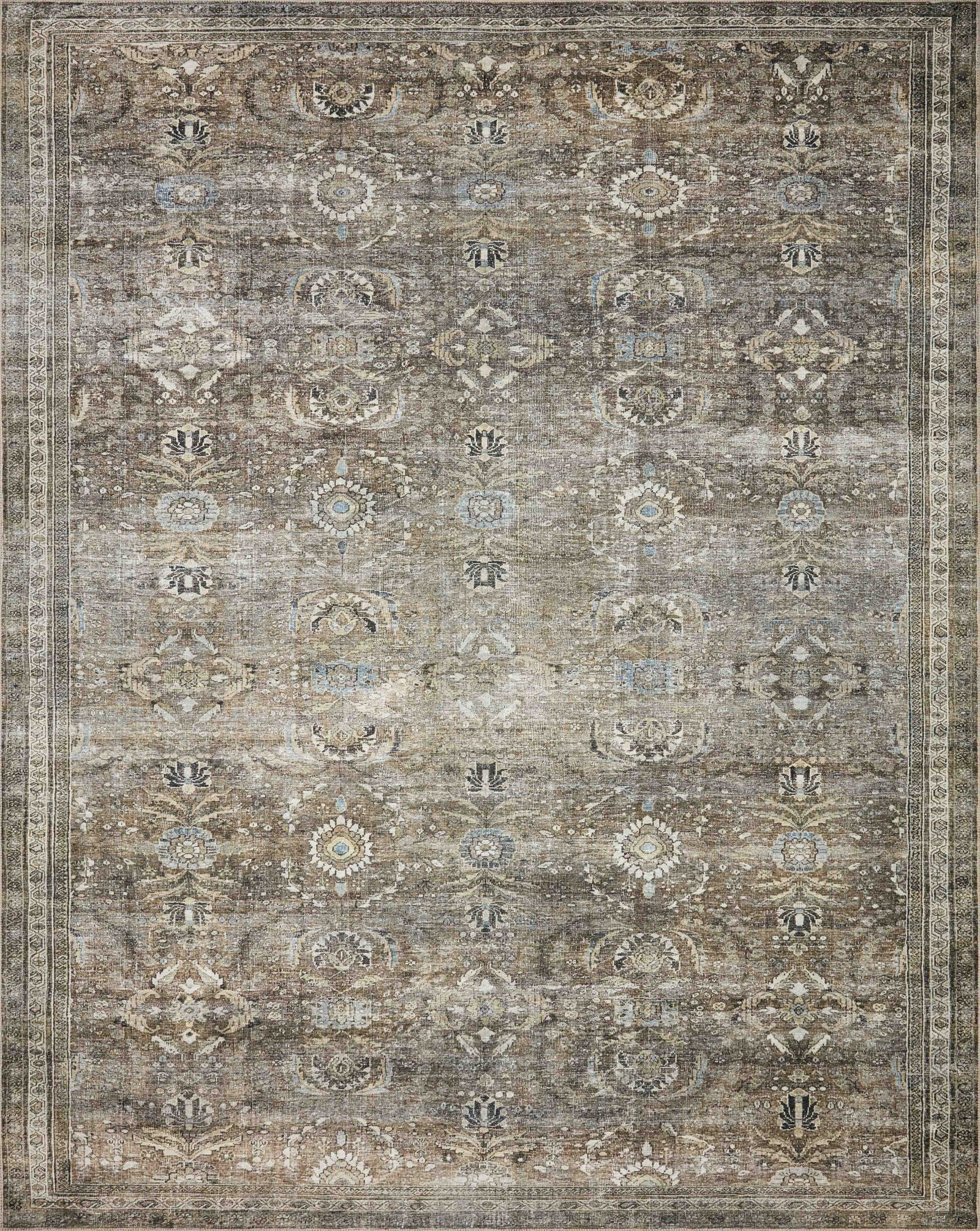Layla Antique / Moss — a Loloi rug at Laurie Yapp Home.