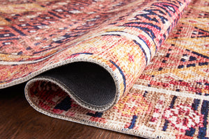 Layla Magenta / Multi shown from a different angle to reveal its pattern.