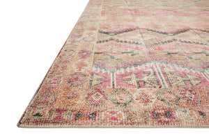 Layla Pink / Lagoon shown from a different angle to reveal its pattern.