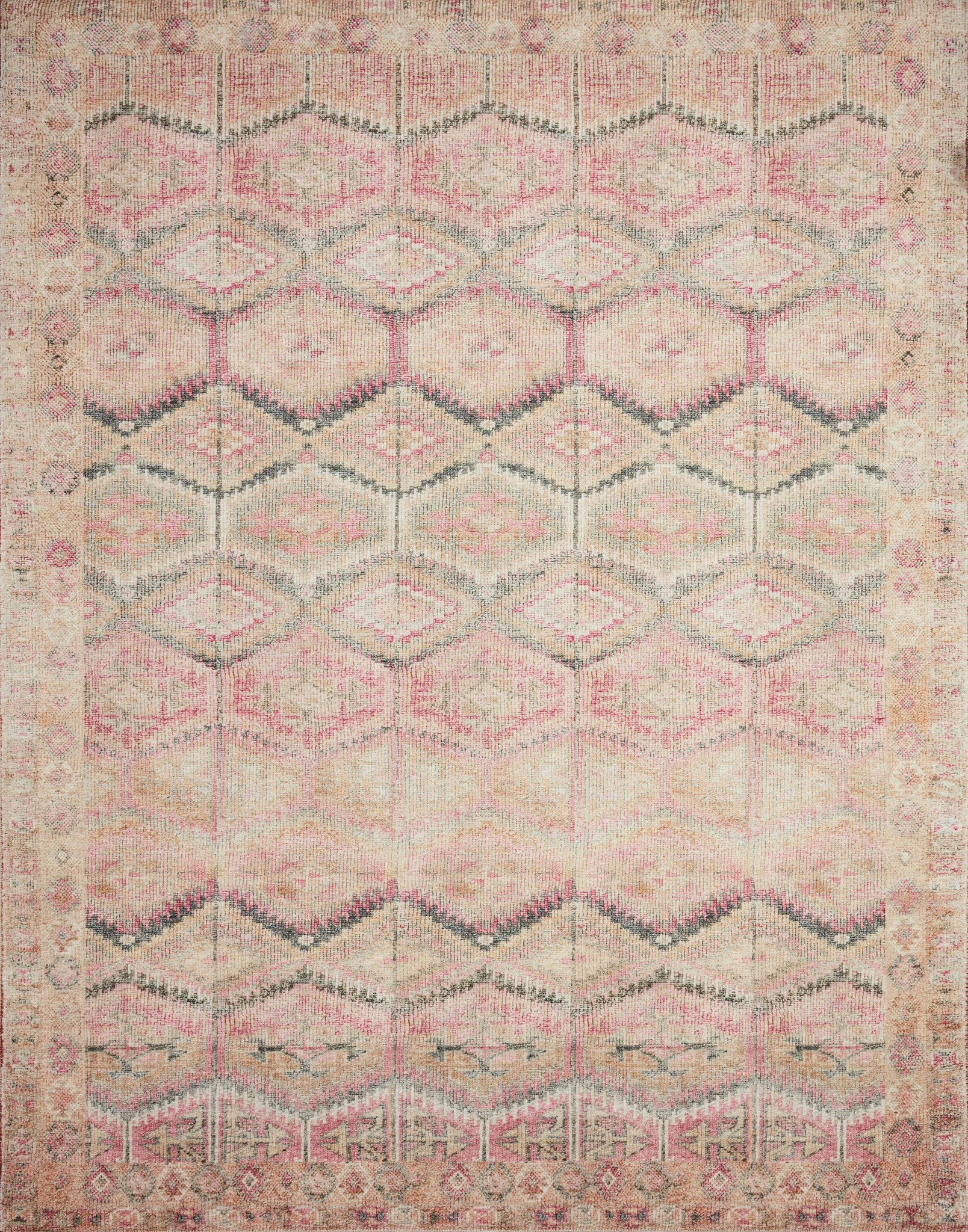 Layla Pink / Lagoon — a Loloi rug at Laurie Yapp Home.