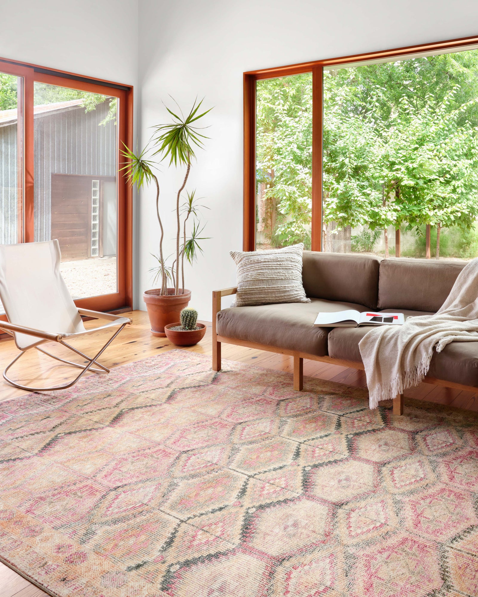Layla Pink / Lagoon — a Loloi rug at Laurie Yapp Home.