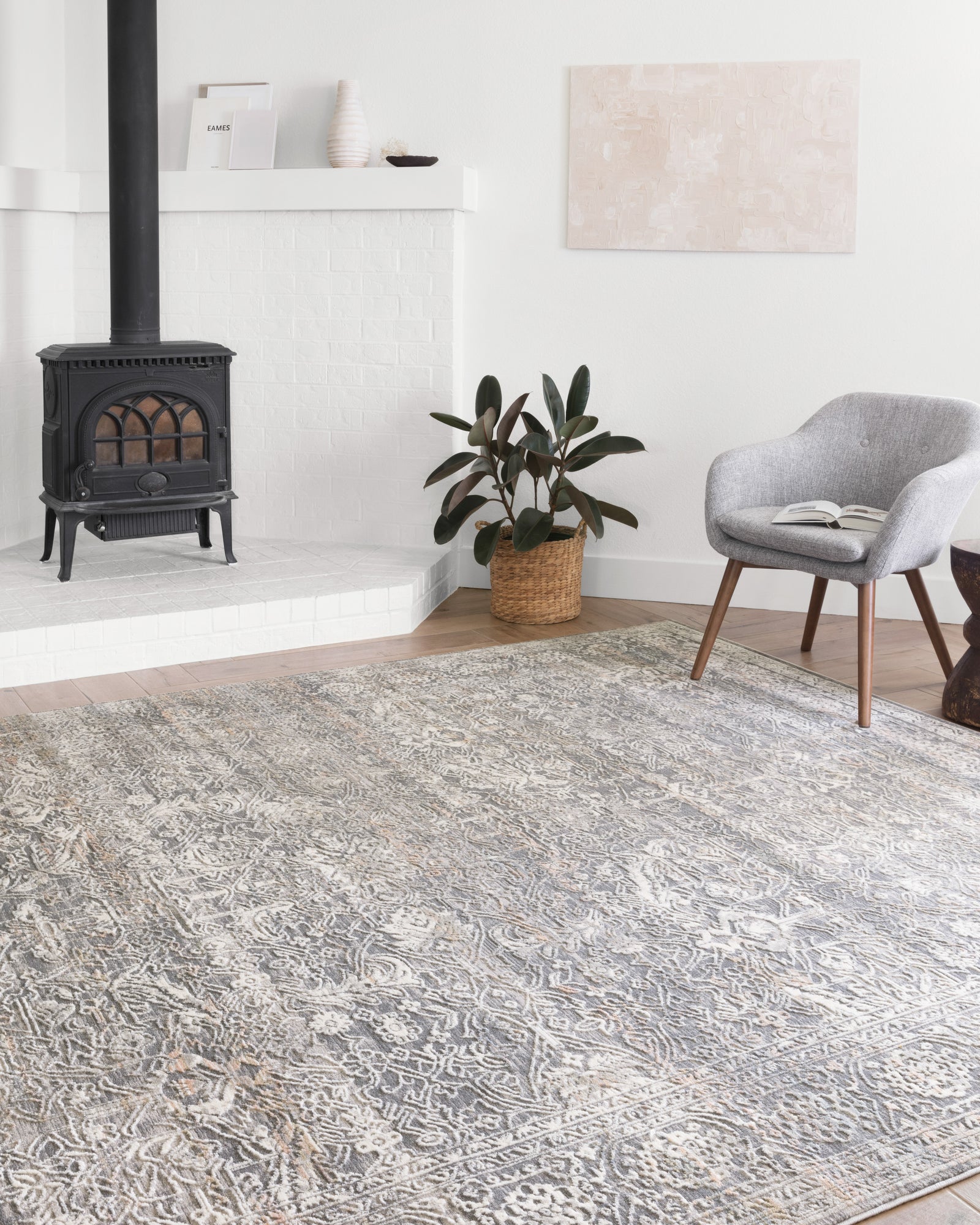 Lucia Steel / Ivory — a Loloi rug at Laurie Yapp Home.