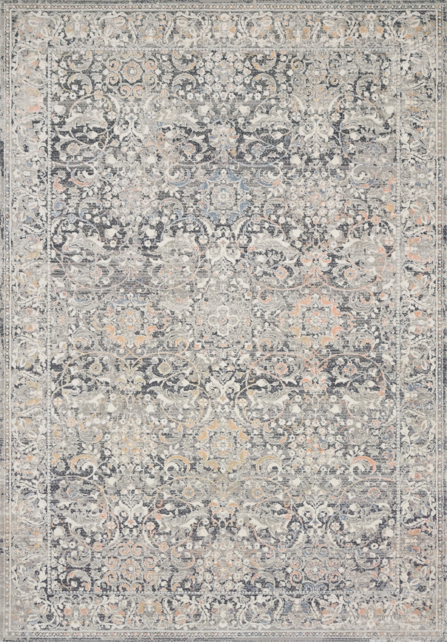 Lucia Grey / Mist — a Loloi rug at Laurie Yapp Home.