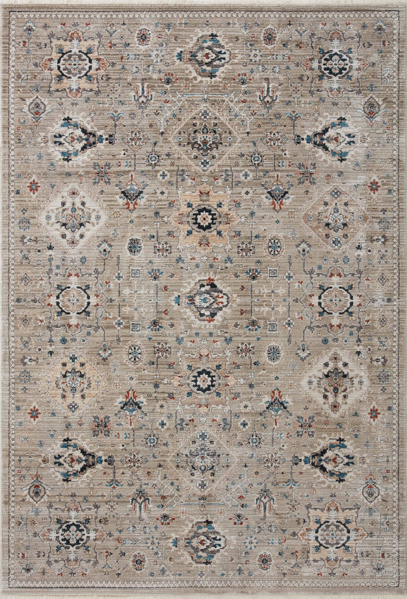 Leigh Dove / Multi — a Loloi rug at Laurie Yapp Home.