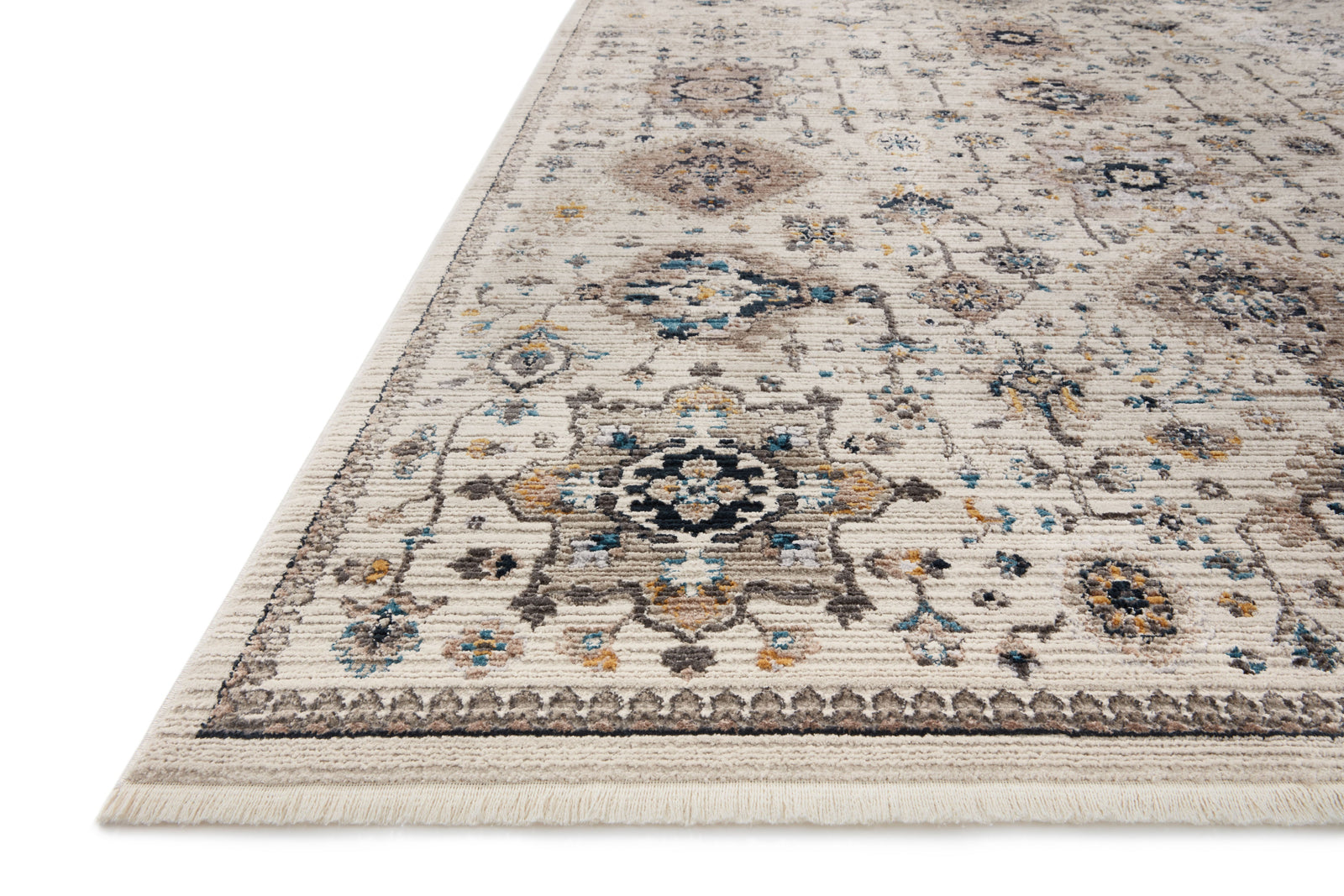 Leigh Ivory / Taupe — a Loloi rug at Laurie Yapp Home.