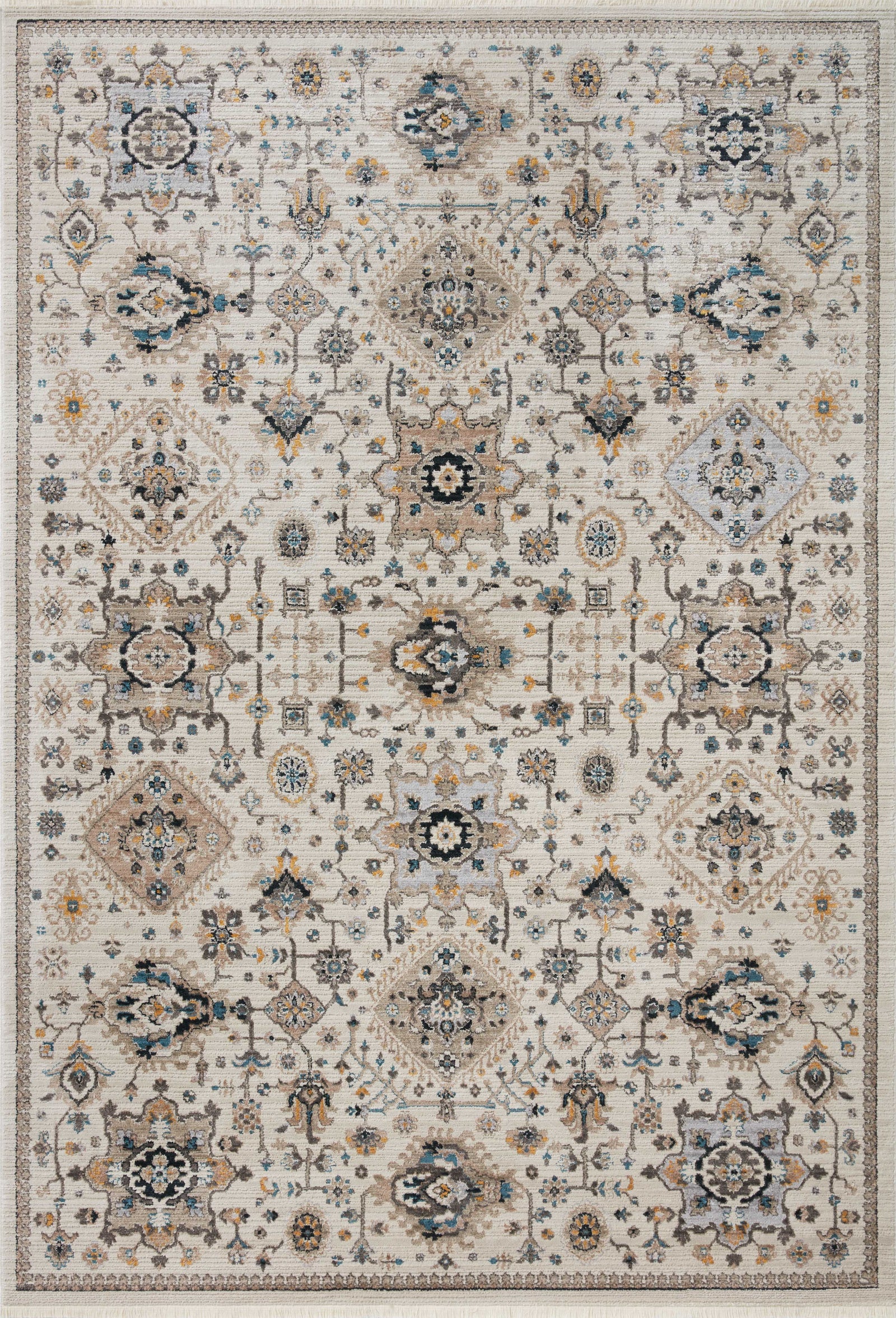 Leigh Ivory / Taupe — a Loloi rug at Laurie Yapp Home.
