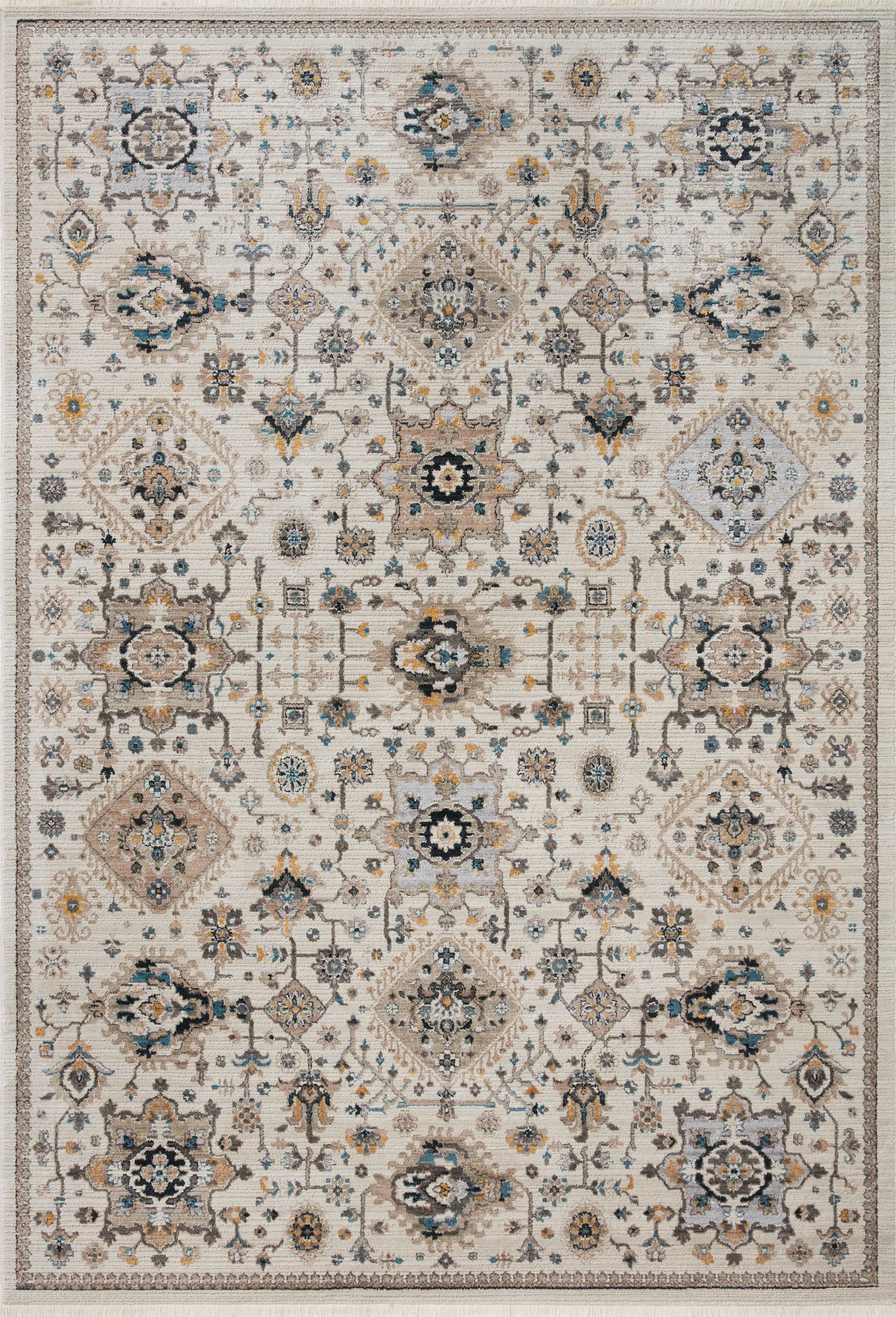 Leigh Ivory / Taupe — a Loloi rug at Laurie Yapp Home.