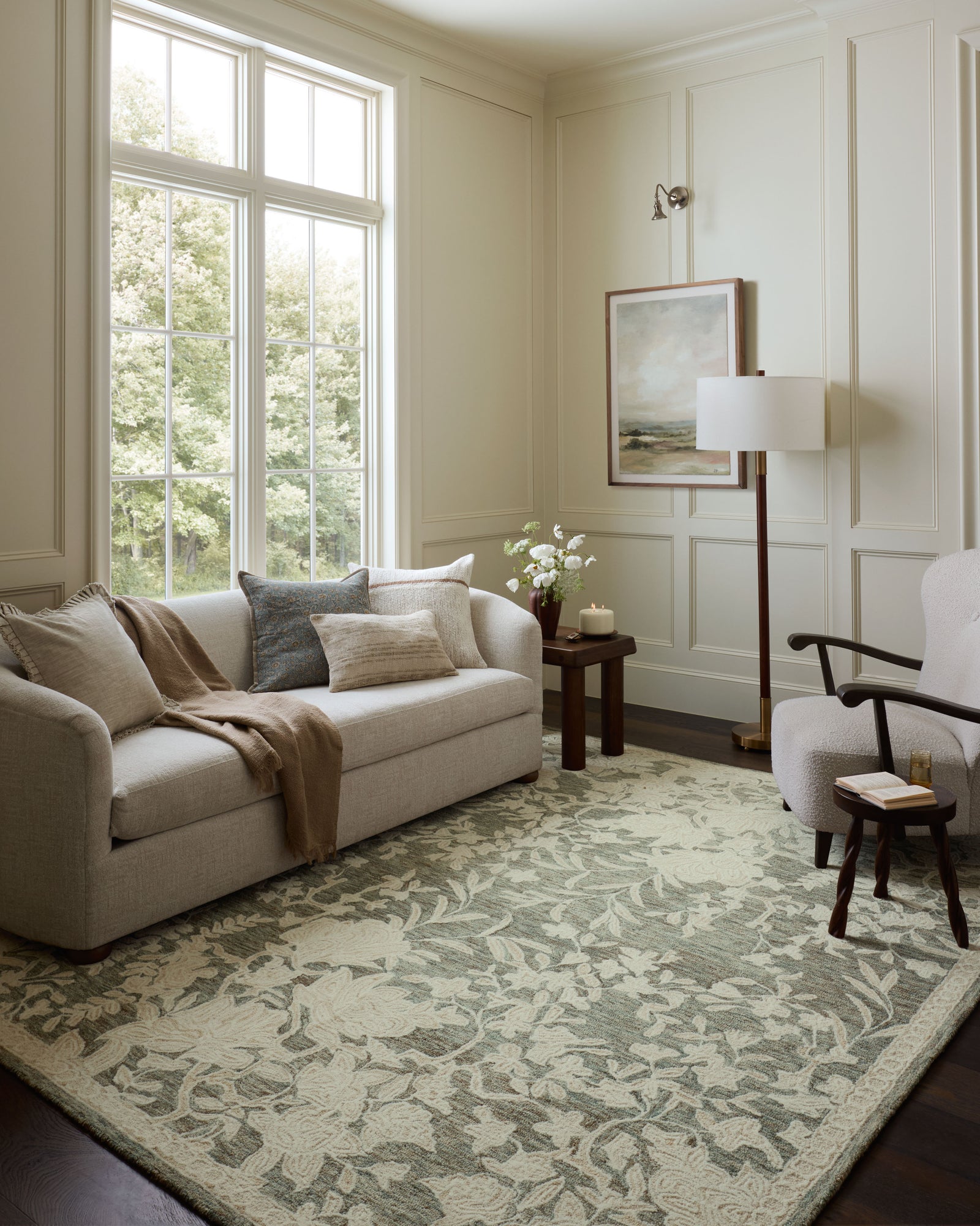 Lenore Lagoon / Wheat — a Loloi rug at Laurie Yapp Home.