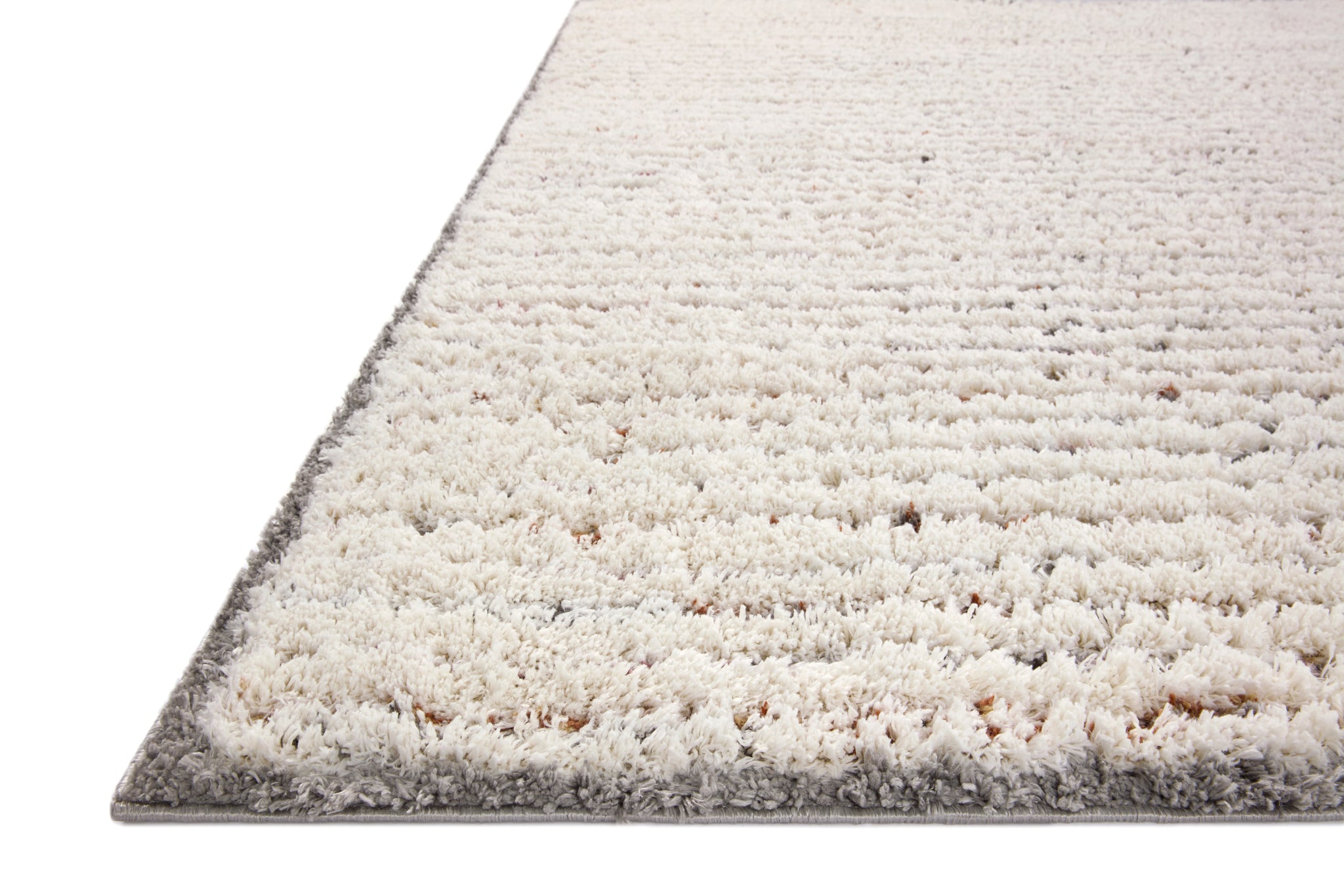 Levitt Shag Ivory / Multi shown from a different angle to reveal its pattern.