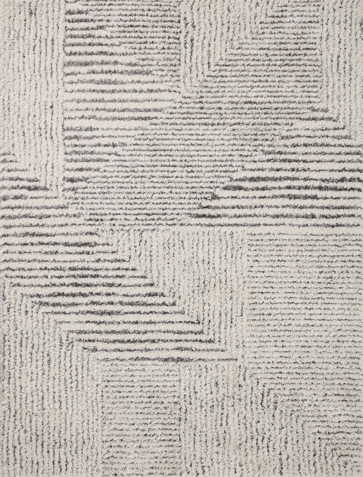 Levitt Shag Ivory / Grey — a Loloi rug at Laurie Yapp Home.