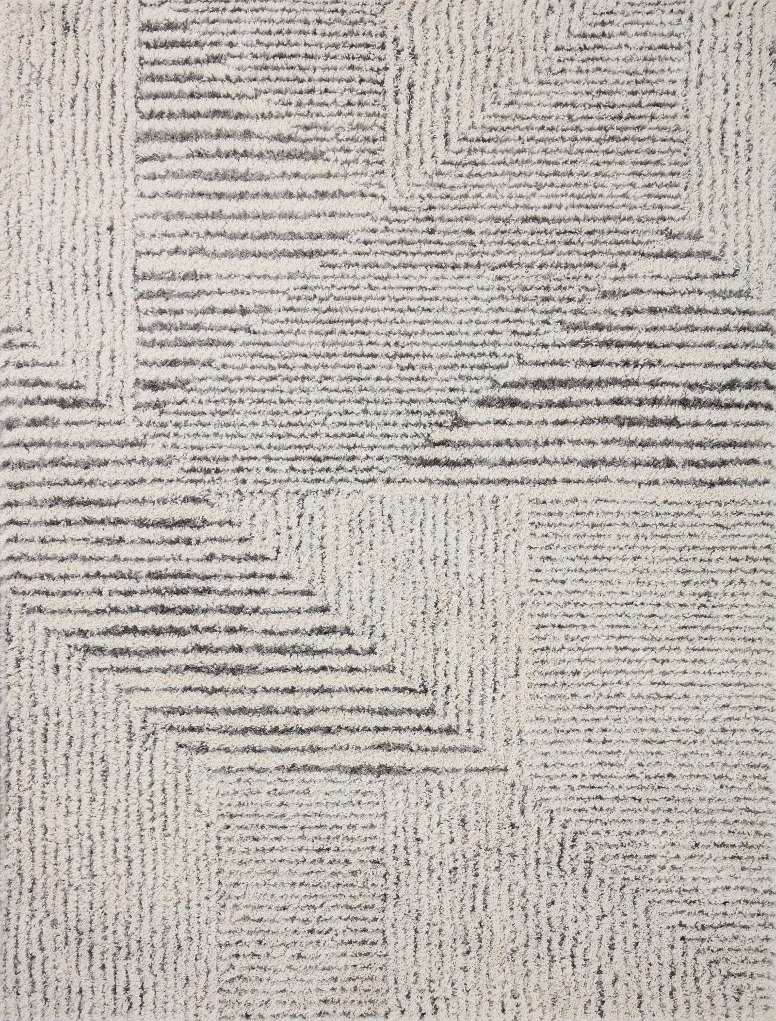 Levitt Shag Ivory / Grey — a Loloi rug at Laurie Yapp Home.