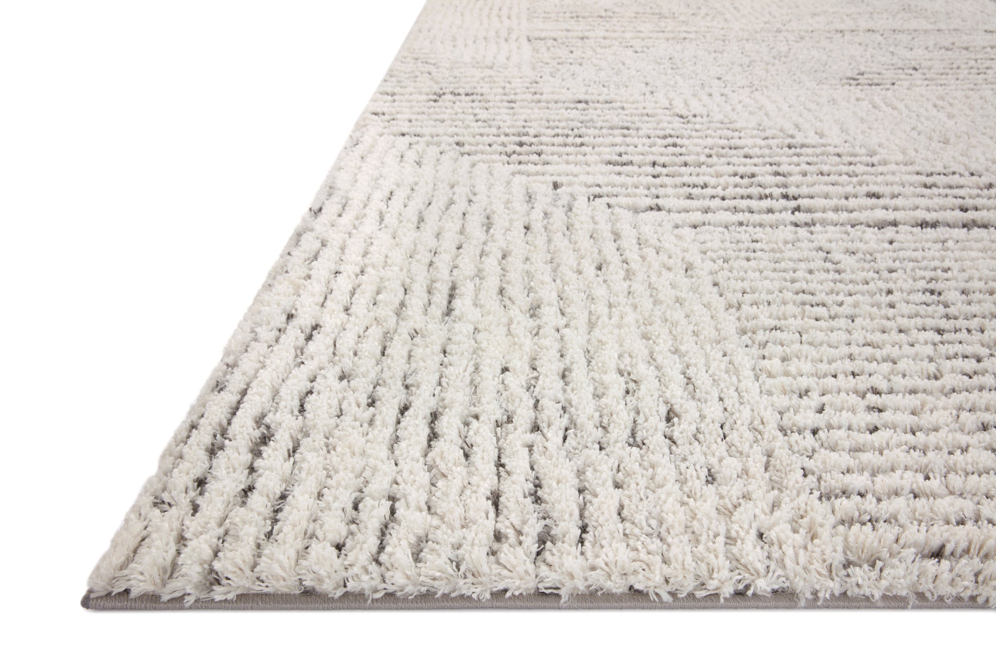 Levitt Shag Ivory / Grey shown from another angle.