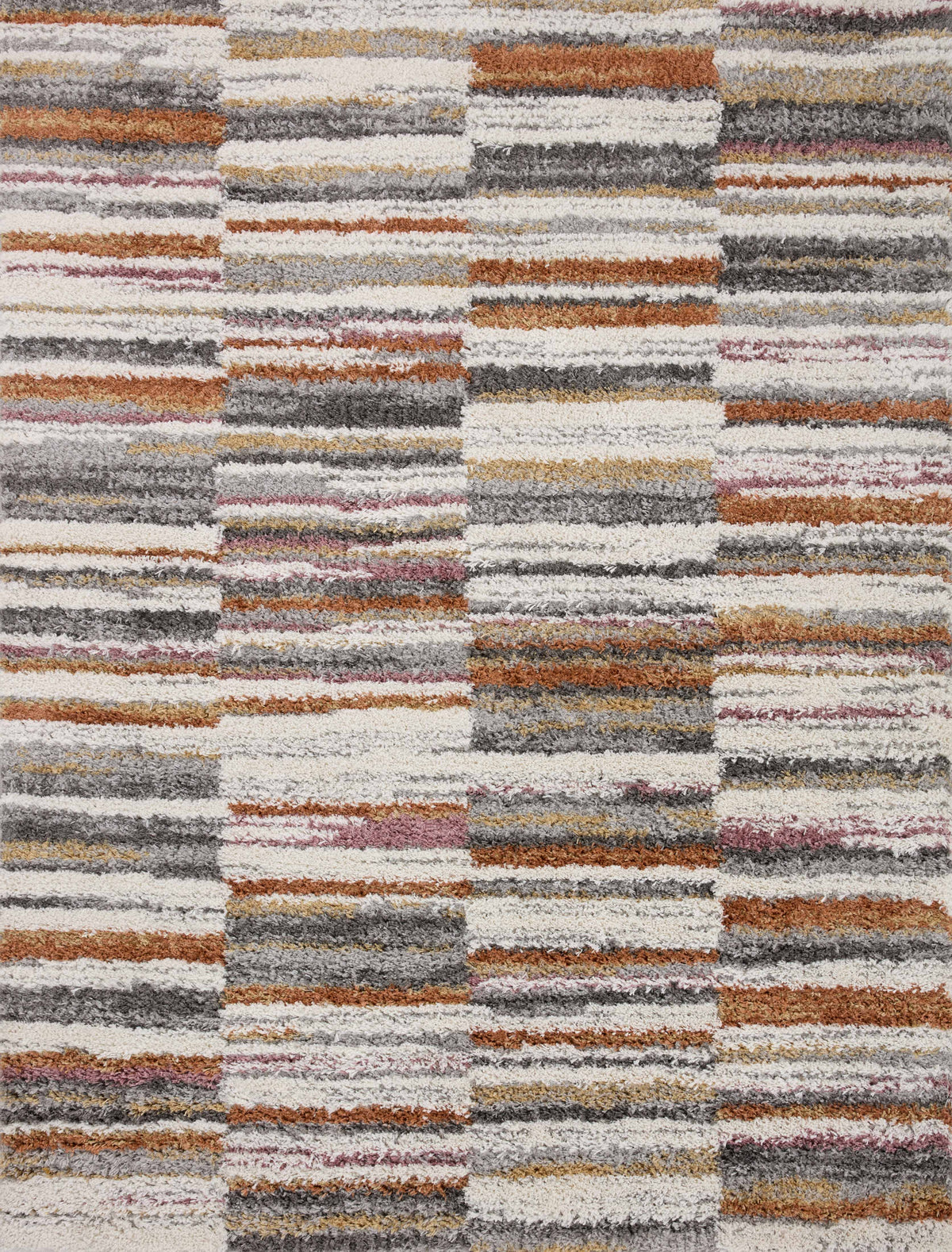 Levitt Shag Ivory / Sunset — a Loloi rug at Laurie Yapp Home.