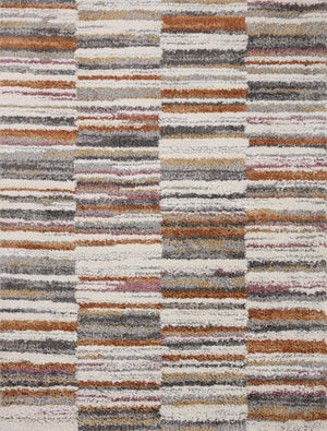 Levitt Shag Ivory / Sunset — a Loloi rug at Laurie Yapp Home.