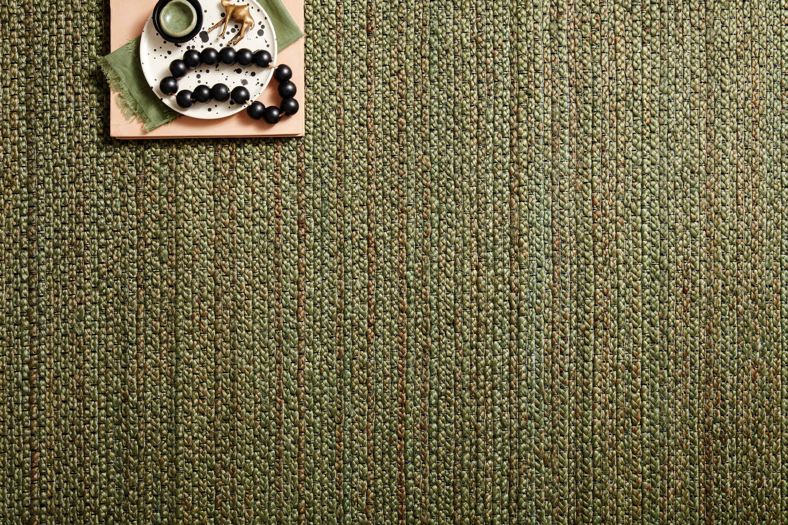 Lily Green — a Loloi rug at Laurie Yapp Home.
