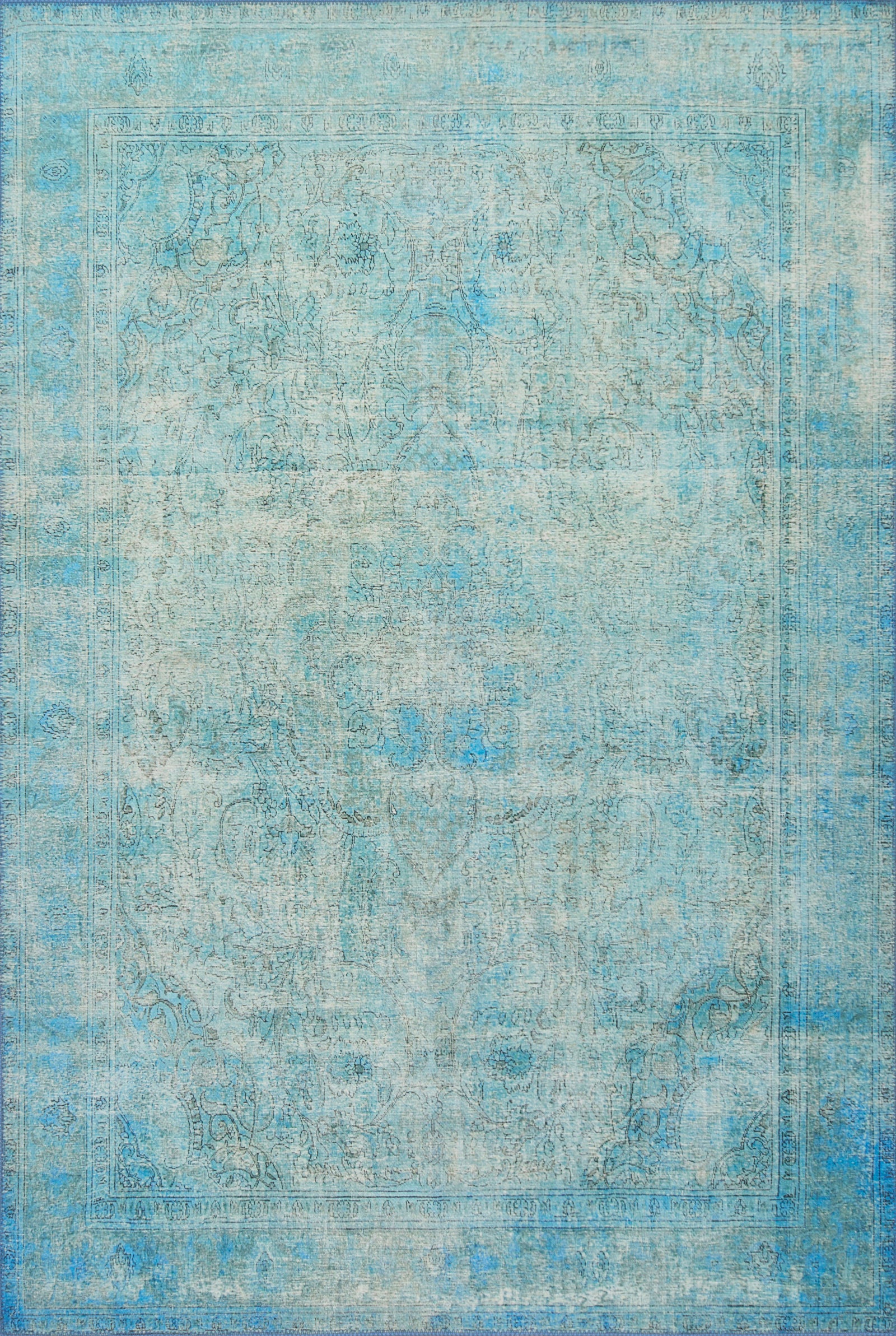 Loren Aqua — a Loloi rug at Laurie Yapp Home.