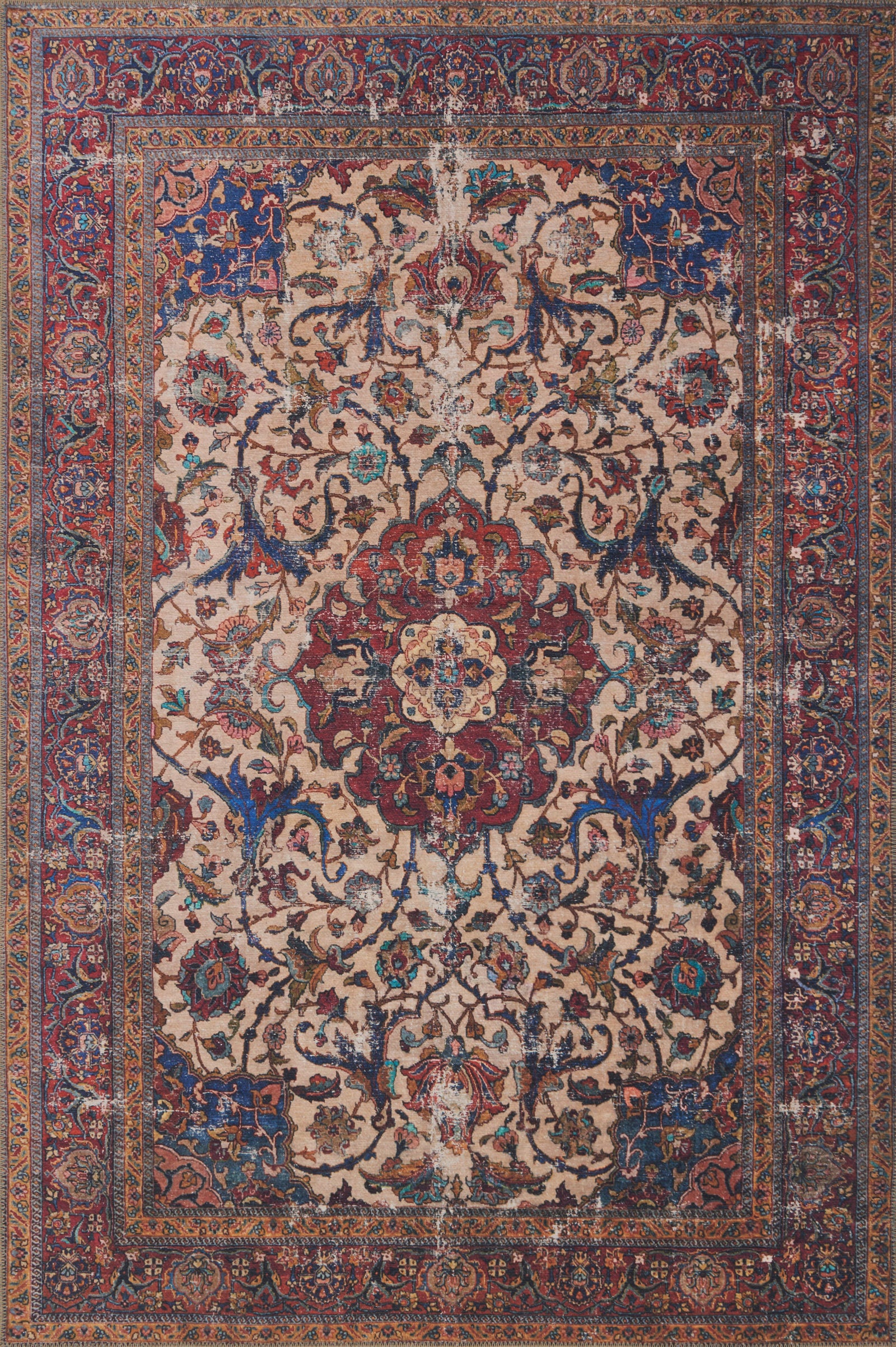 Loren Sand / Multi — a Loloi rug at Laurie Yapp Home.