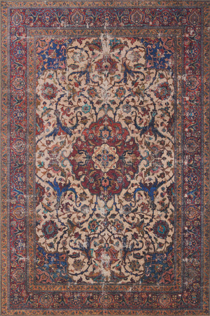 Loren Sand / Multi — a Loloi rug at Laurie Yapp Home.