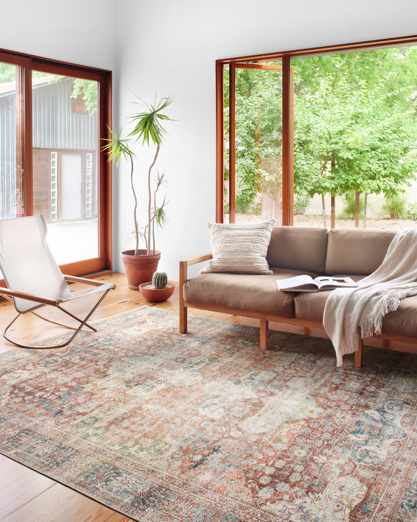 Loren Brick / Multi — a Loloi rug at Laurie Yapp Home.