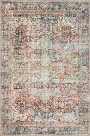 Loren Brick / Multi — a Loloi rug at Laurie Yapp Home.