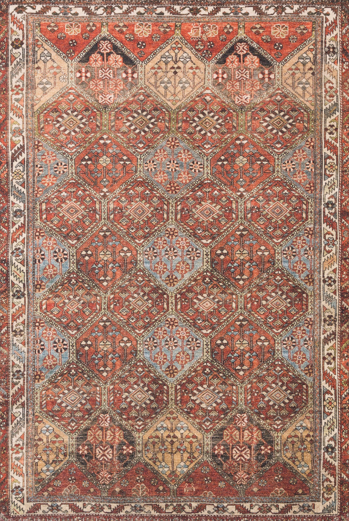 Loren Spice / Multi — a Loloi rug at Laurie Yapp Home.