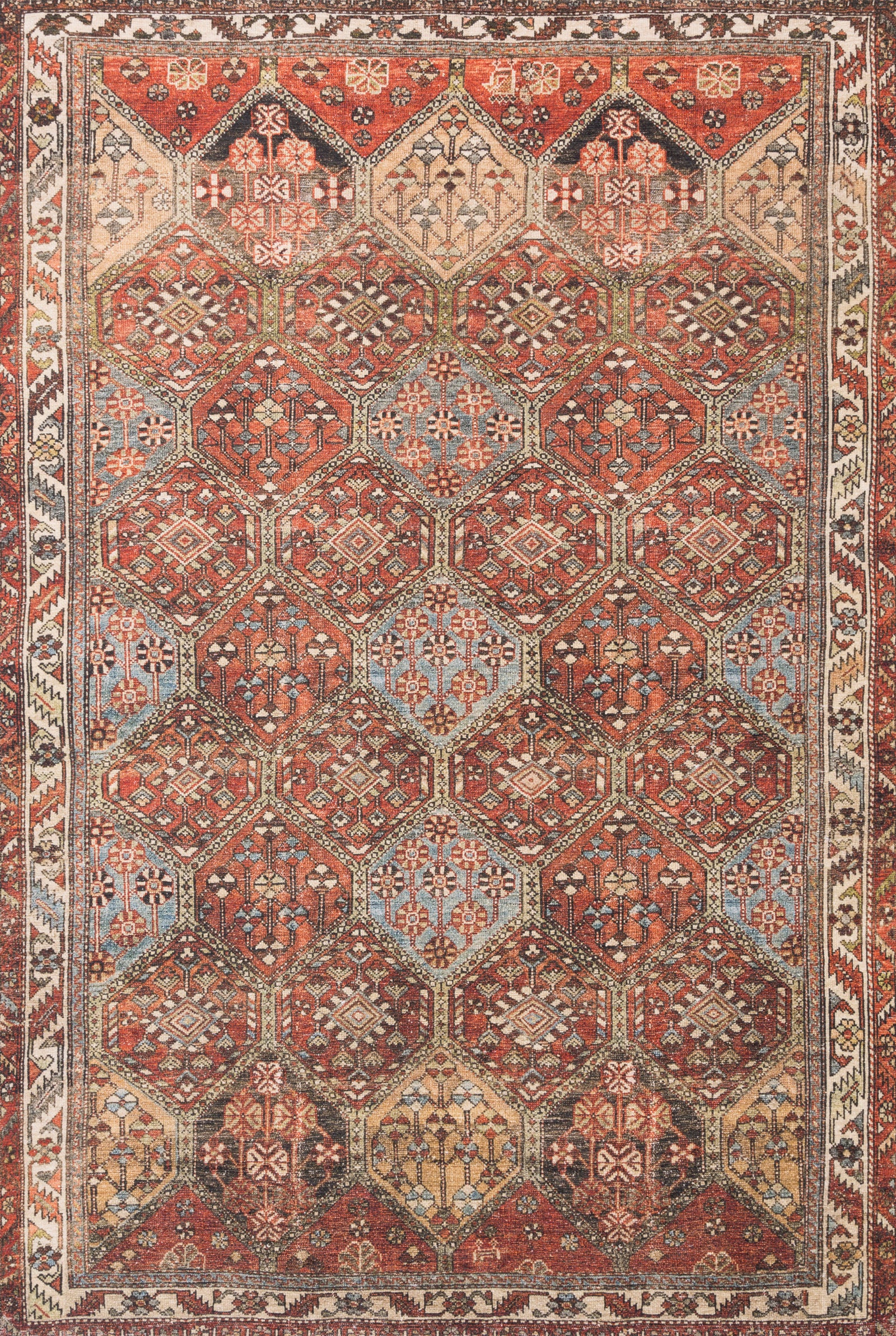 Loren Spice / Multi — a Loloi rug at Laurie Yapp Home.
