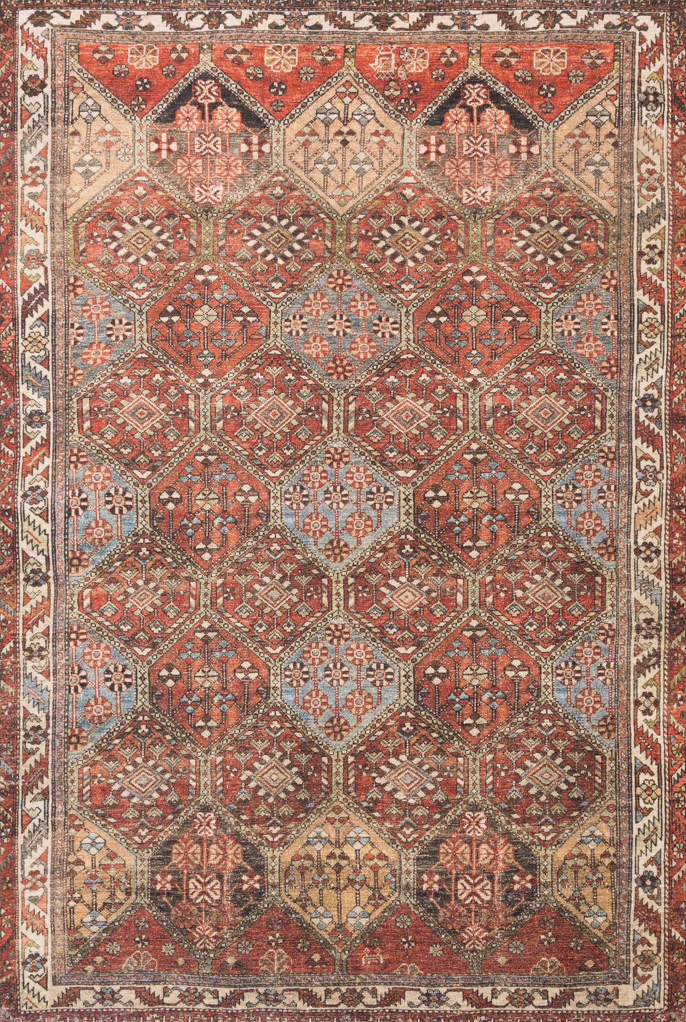Loren Spice / Multi — a Loloi rug at Laurie Yapp Home.